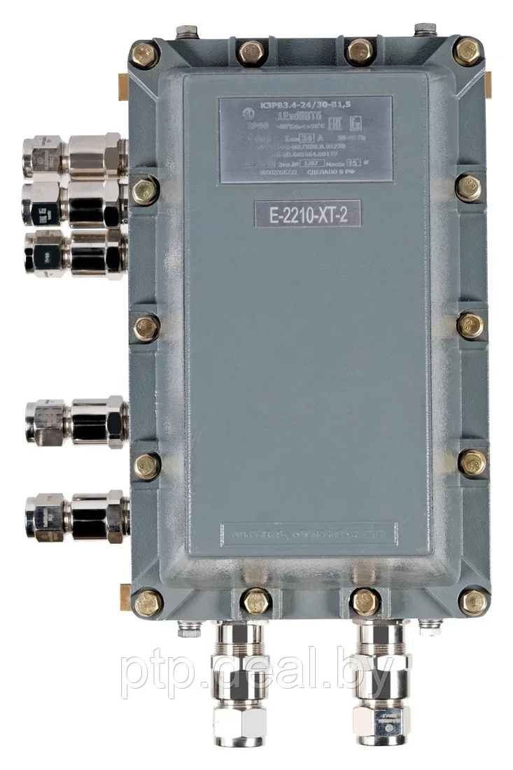 Коробка зажимов КЗРВ3.1-24/20- (Л-2-М20)х4(А)-(Л-2БМ-М25)х2(С)-1Ex d IIB T6 Gb-В1,5 - фото 1 - id-p182484237