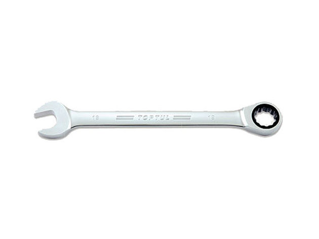 Ключ комбинированный 22мм с трещоткой PRO SERIES TOPTUL (AOAF2222), фото 2