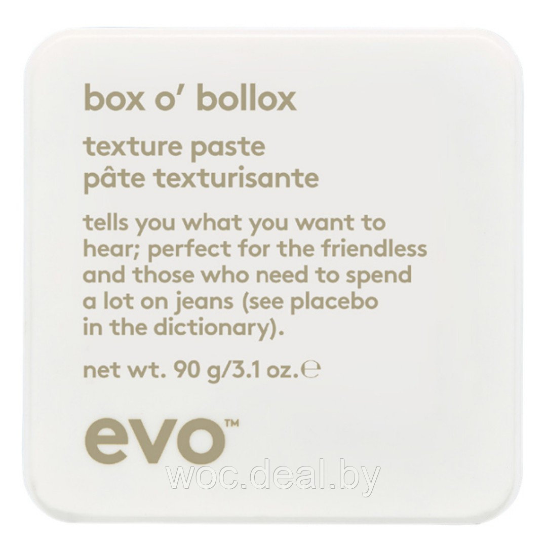 Evo Текстурирующая паста для волос Box O bollox Pasta, 90 г - фото 1 - id-p182508329