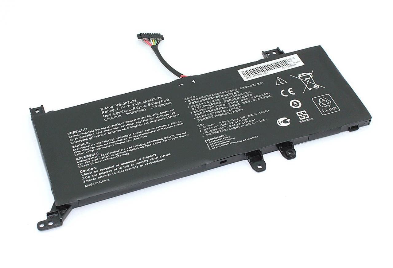 Аккумулятор (батарея) для ноутбука Asus A412FA (C21N1818) 7.7В, 3800мАч (OEM)