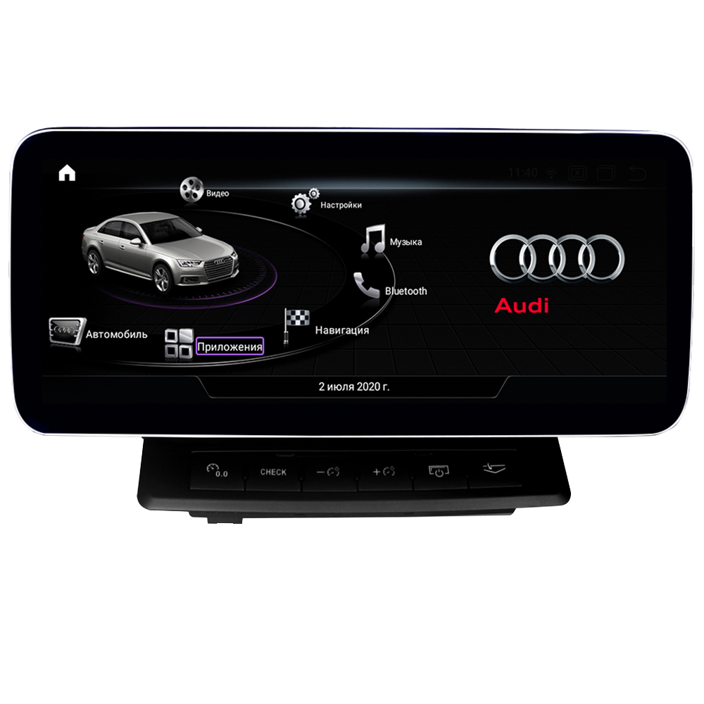 Штатная магнитола Parafar для Audi Q7 (2010-2015) 3G (выс. комплектация) экран 10.25" Android 13