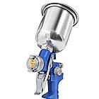 Краскопульт BRADO SG24 HVLP 1,0мм: 3,5бар: 0,2л метал бак (аналог SG05), фото 3