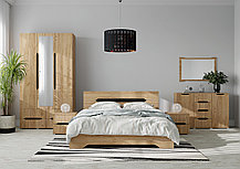 Кровать 1,6 м с основанием Вега  (2 варианта цвета) фабрика Горизонт, фото 3