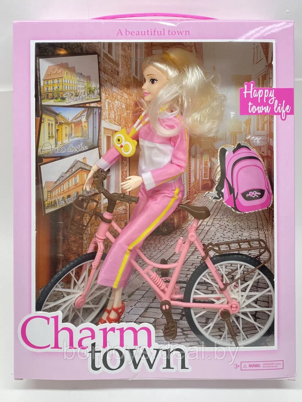 Кукла на велосипеде - фото 1 - id-p182559705
