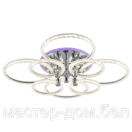 Светодиодная люстра 8024/4+4 CHR, фото 2