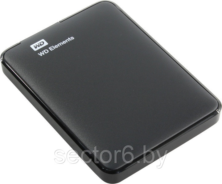 Внешний жесткий диск WD Elements Portable 1TB (WDBUZG0010BBK)