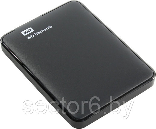 Внешний жесткий диск WD Elements Portable 1TB (WDBUZG0010BBK), фото 2