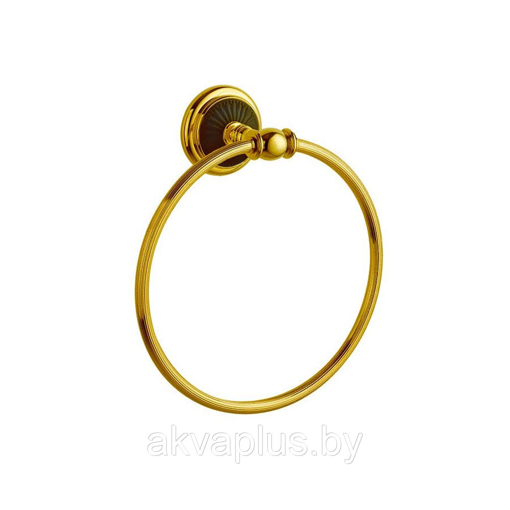 BOHEME Palazzo Держатель для полотенца кольцо золото + керамика 10155 - фото 1 - id-p182574087