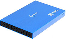 Внешний корпус 2.5" Gembird EE2-U3S-56,  USB 3.0, SATA, алюминий, синий металлик