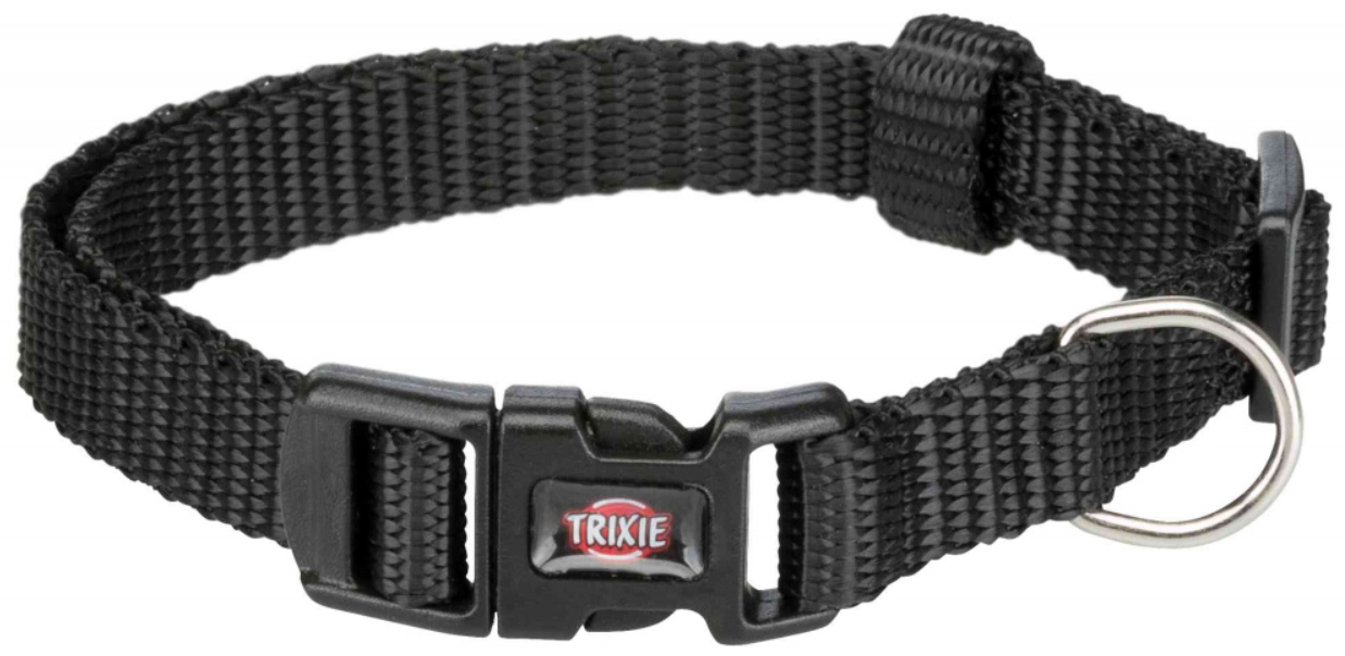 Ошейник для собак TRIXIE Premium Collar 35-55 см/20 мм (черный) - фото 1 - id-p182574347