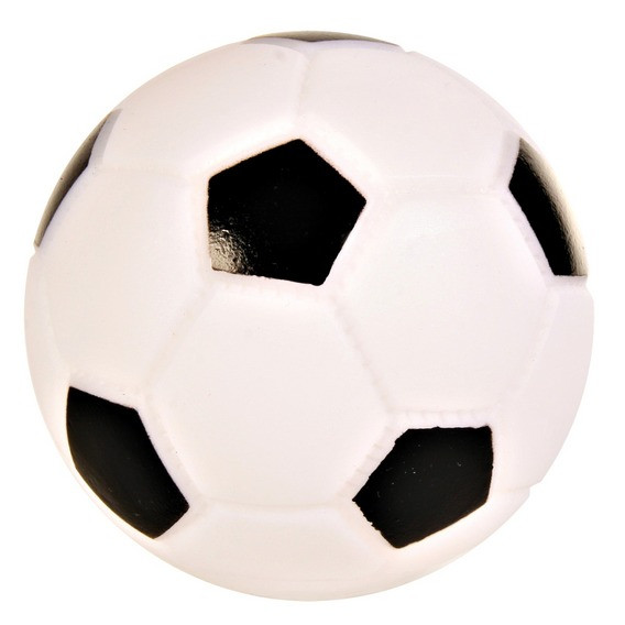 Игрушка виниловая для собак со звуком TRIXIE "Футбольный мяч" 6 см (3435) - фото 1 - id-p182574641