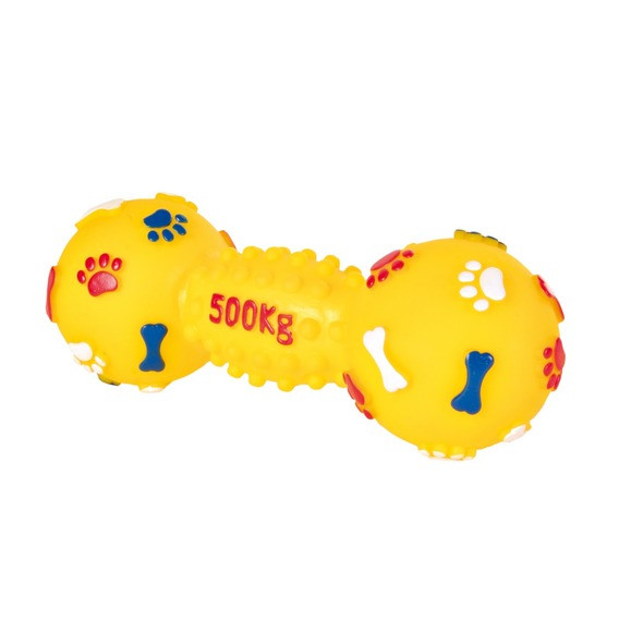 Игрушка виниловая для собак со звуком TRIXIE "Гантель" 15 см (3361) - фото 1 - id-p182574647