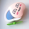 Мини-светодиодное зеркало для макияжа с USB-вентилятором 2 в 1, фото 8