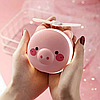 Мини-светодиодное зеркало для макияжа с USB-вентилятором 2 в 1, фото 3