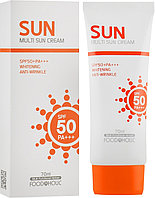 FOODAHOLIC / Солнцезащитный крем для лица и тела Multi Sun Cream SPF50+++ PA, 70 мл