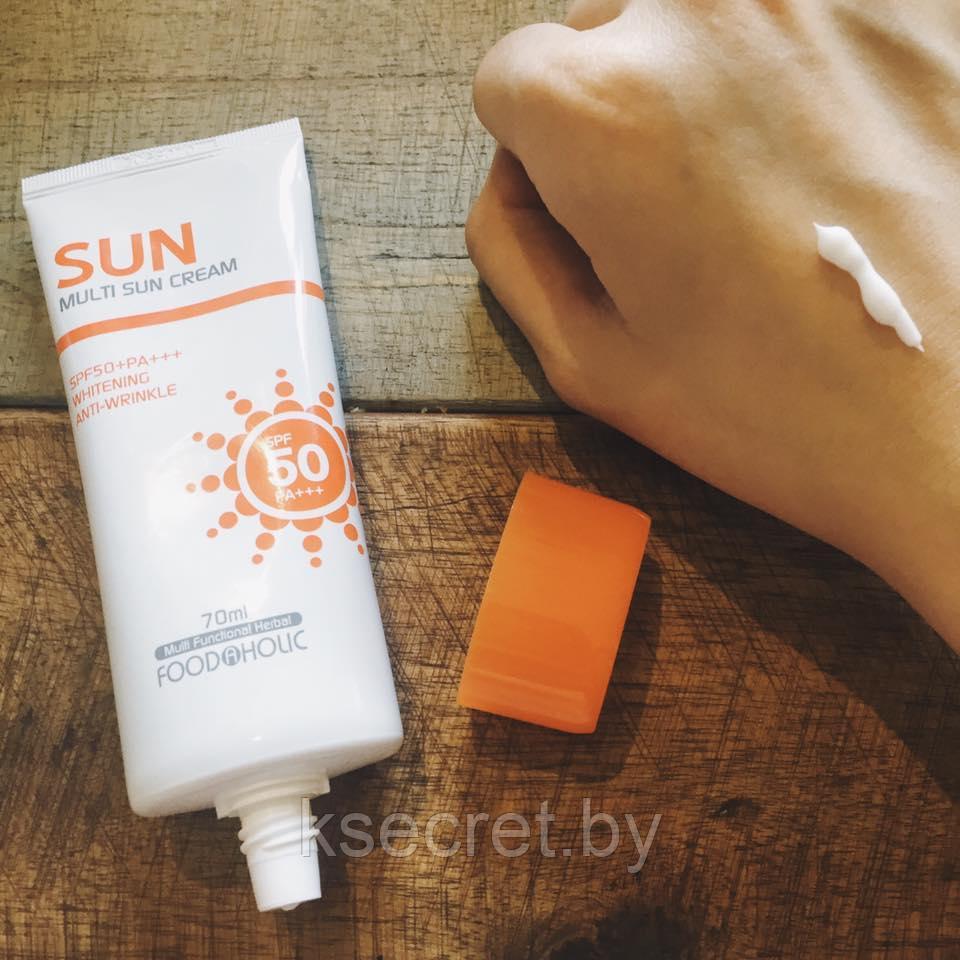 FOODAHOLIC / Солнцезащитный крем для лица и тела Multi Sun Cream SPF50+++ PA, 70 мл - фото 2 - id-p182582089