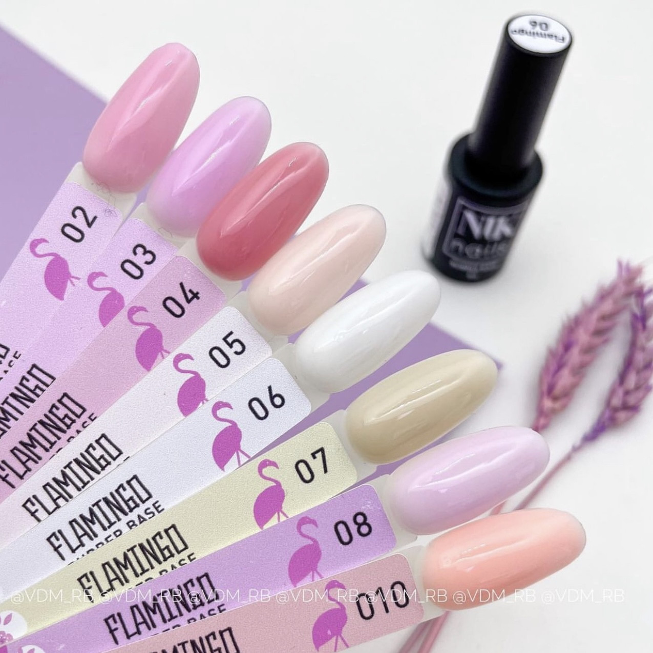 База Flamingo #8 Nik Nails, 8 мл