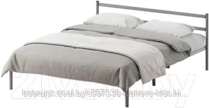 Двуспальная кровать МЕТА 03.100.7001-02 160x200 (серый)