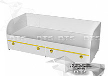Кровать верхняя КР-06 Мамба (белый /лайм/желтый) фабрика БТС, фото 3