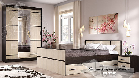 Модульная спальня Сакура 1 (2 варианта цвета) фабрика БТС, фото 2