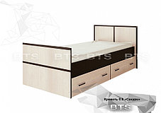 Кровать 0,9 м Сакура (2 варианта цвета) фабрика БТС, фото 2