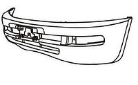 Бампер передний ТОЙОТА РАВ 4 с 1996г - * TY04088BA