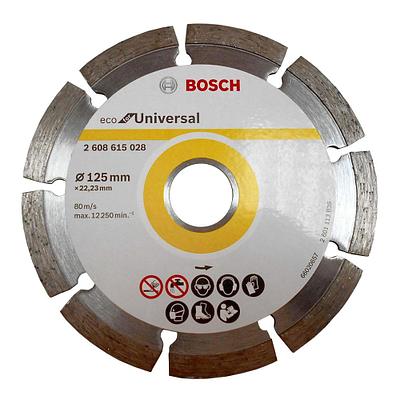 Диск алмазный отрезной 125 х 22.2 мм BOSCH Eco Universal Segmented (универсальный)