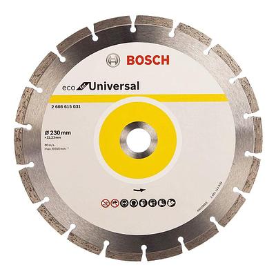 Диск алмазный отрезной 230 х 22.2 мм BOSCH Eco Universal Segmented (универсальный)