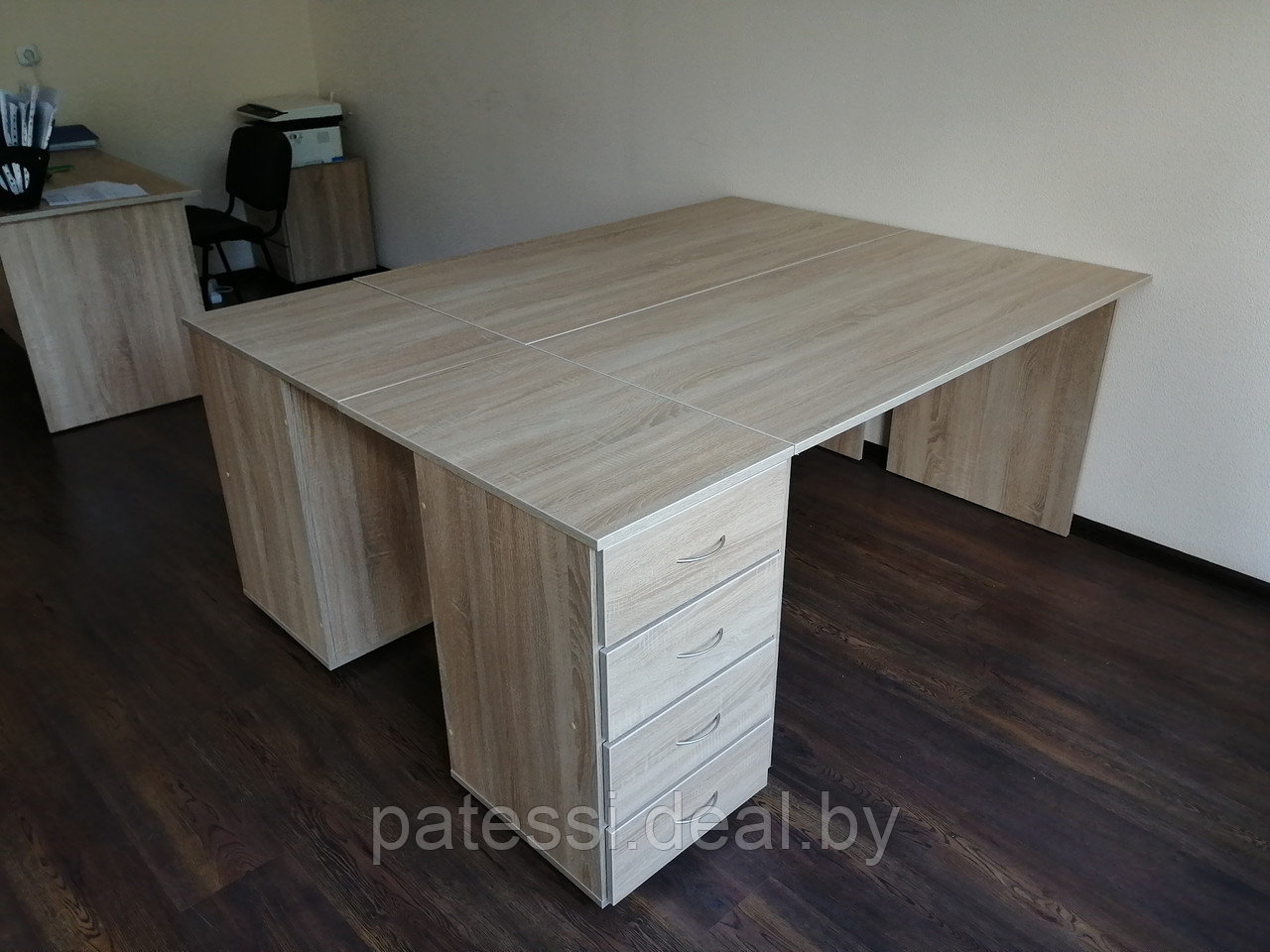 Комплект однотумбовых столов на два рабочих места - фото 1 - id-p182596357