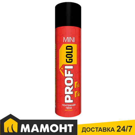 Пена монтажная Profi Gold mini с апликатором, 650 мл, фото 2
