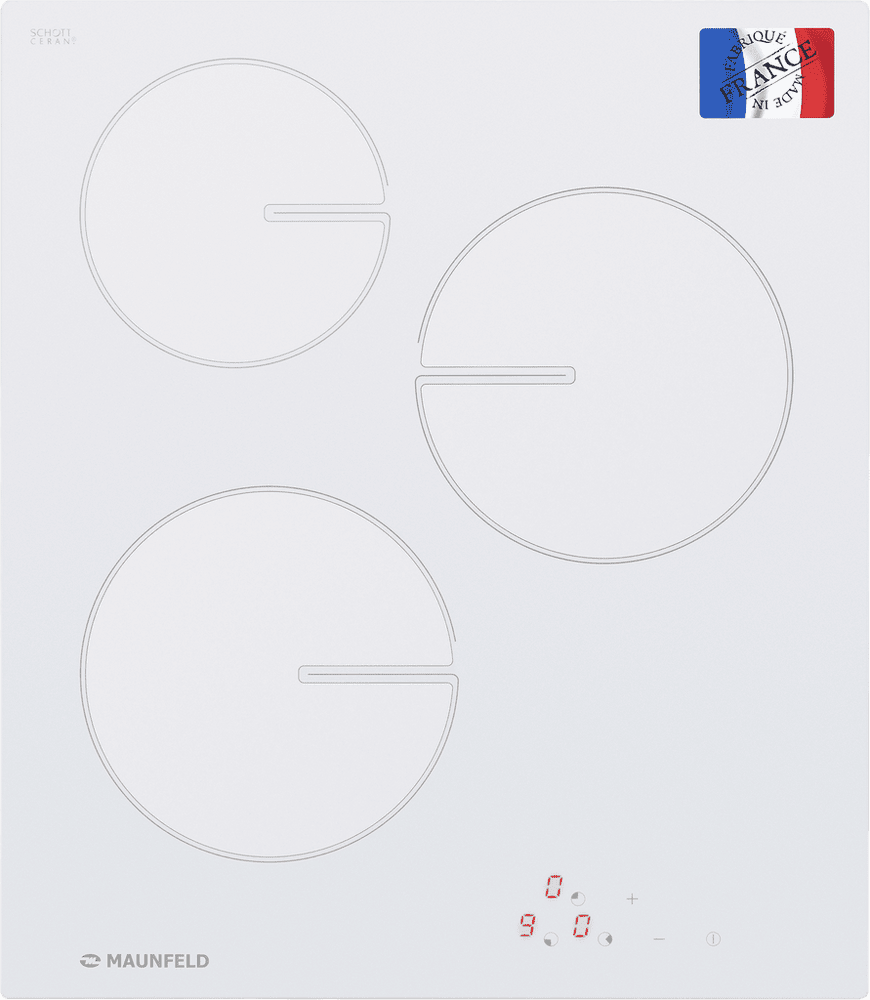 Электрическая варочная панель MAUNFELD MVCE45.3HL.SZ-WH (45 см)
