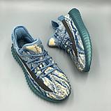 Кроссовки сетка Strobbs синие женские / подростковые yeezy 350, фото 3