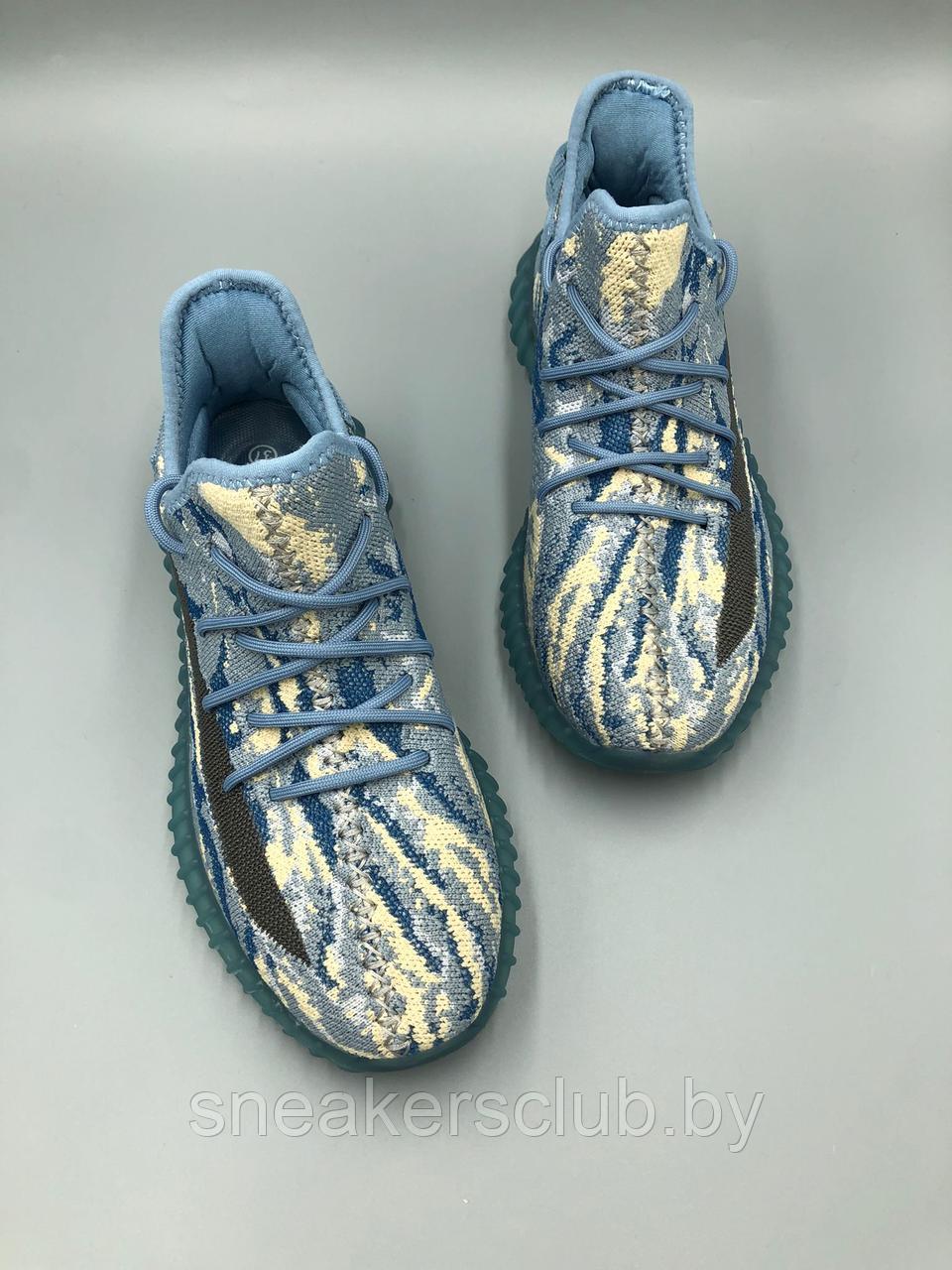 Кроссовки сетка Strobbs синие женские / подростковые yeezy 350 - фото 4 - id-p182597824