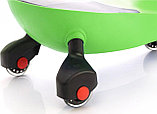 Машинка детская с полиуретановыми колесами зеленая «БИБИКАР», фото 4