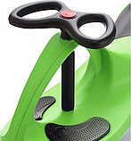 Машинка детская с полиуретановыми колесами зеленая «БИБИКАР», фото 5