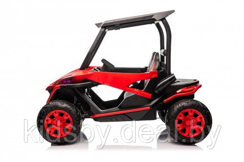 Детский электромобиль RiverToys X777XX (красный) полноприводный, двухместный - фото 4 - id-p182597843