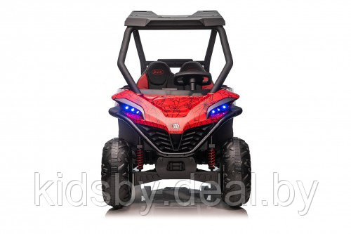 Детский электромобиль RiverToys X777XX (красный паук) полноприводный, двухместный - фото 4 - id-p182597844