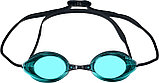 Очки для плавания, серия "Спорт", черные цвет линзы - голубой, фото 2