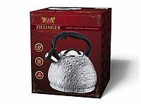 Чайник нерж. сталь со свистком 3.2л Zillinger ZL-881, фото 2