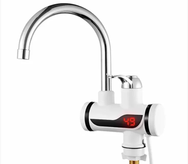 Электрический кран-водонагреватель с дисплеем Instant Electic Heating Water Faucet - фото 2 - id-p182627424