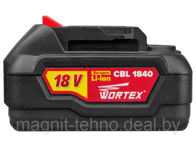 Аккумулятор WORTEX CBL 1840 18.0 В, 4.0 А/ч, Li-Ion ALL1 (CBL18400029) - фото 4 - id-p182633624