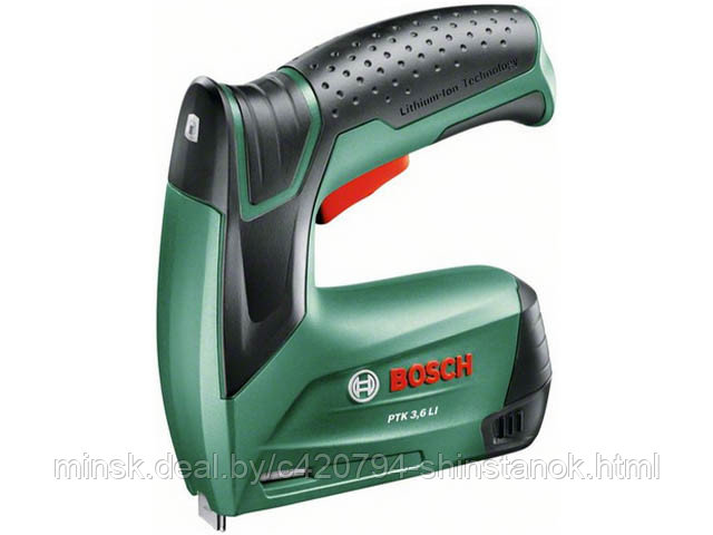 Аккум. степлер BOSCH PTK 3,6 LI в кор. (Удары 30 уд/мин, скобы 4-10, тип скоб 53)
