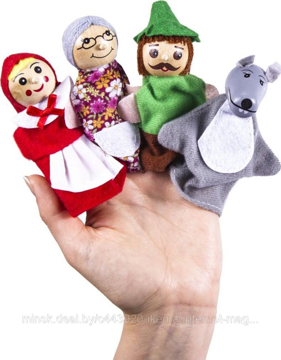 Детский пальчиковый кукольный театр «Красная шапочка» - фото 1 - id-p182676542