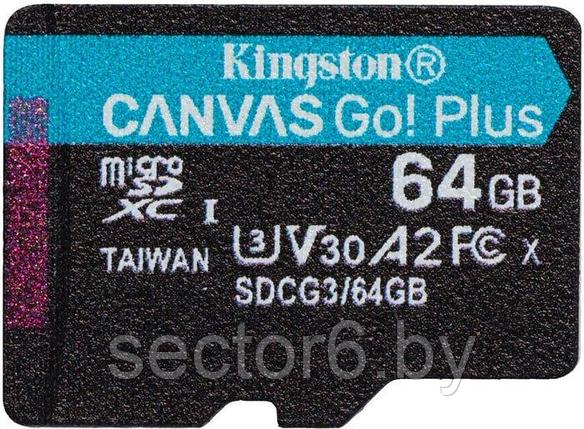Карта памяти Kingston Canvas Go! Plus microSDXC 64GB, фото 2