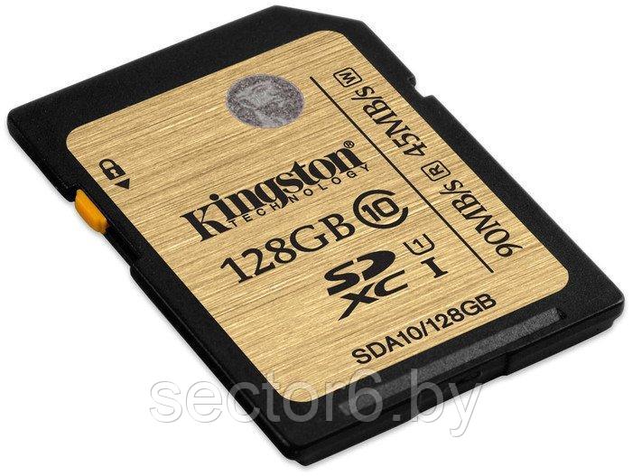 Карта памяти Kingston SDHC Ultimate UHS-I U1 (Class 10) 128GB (SDA10/128GB) - фото 2 - id-p182676883