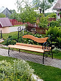 Скамейка с художественной ковкой №14, фото 3