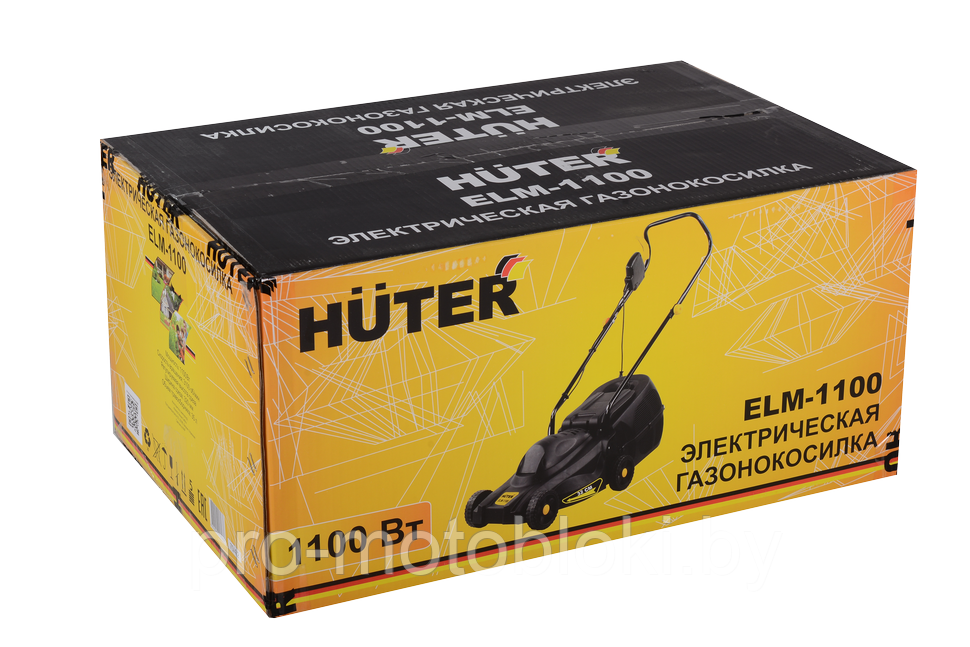 Газонокосилка электрическая Huter ELM-1100 - фото 7 - id-p177814084