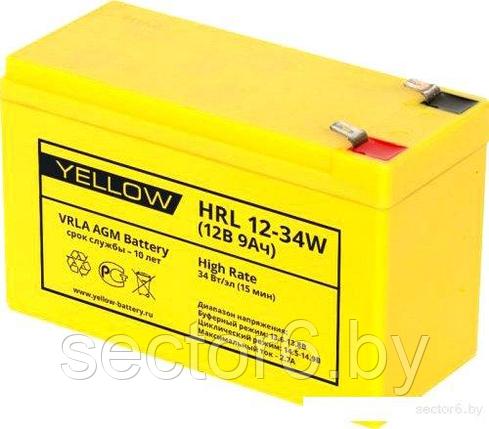 Аккумулятор для ИБП Yellow HRL 12-34W, фото 2
