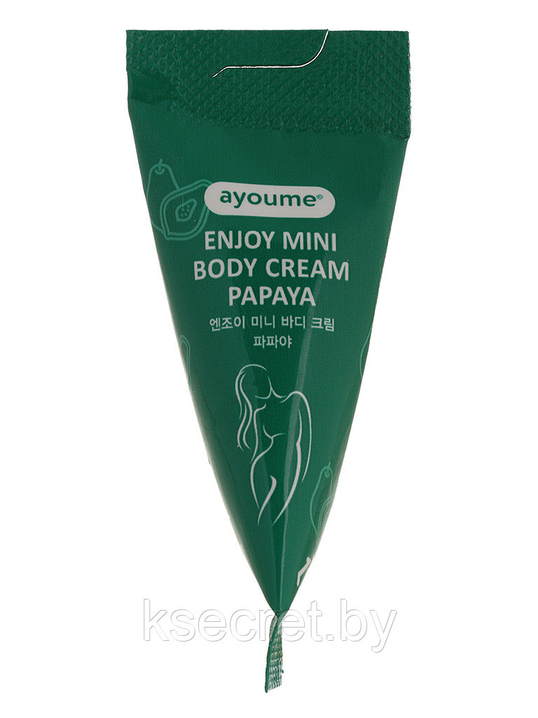 Крем для тела с экстрактом папайи AYOUME Enjoy Mini Body Cream Papaya 200ml - фото 2 - id-p182680357