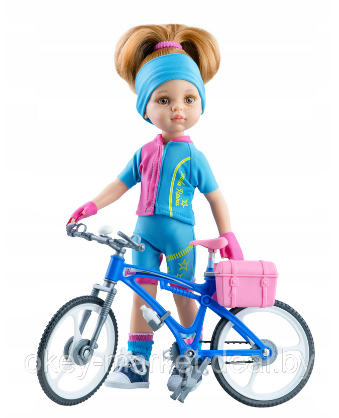 Кукла Paola Reina Даша велосипедистка 32 см, 04654 - фото 2 - id-p182681965